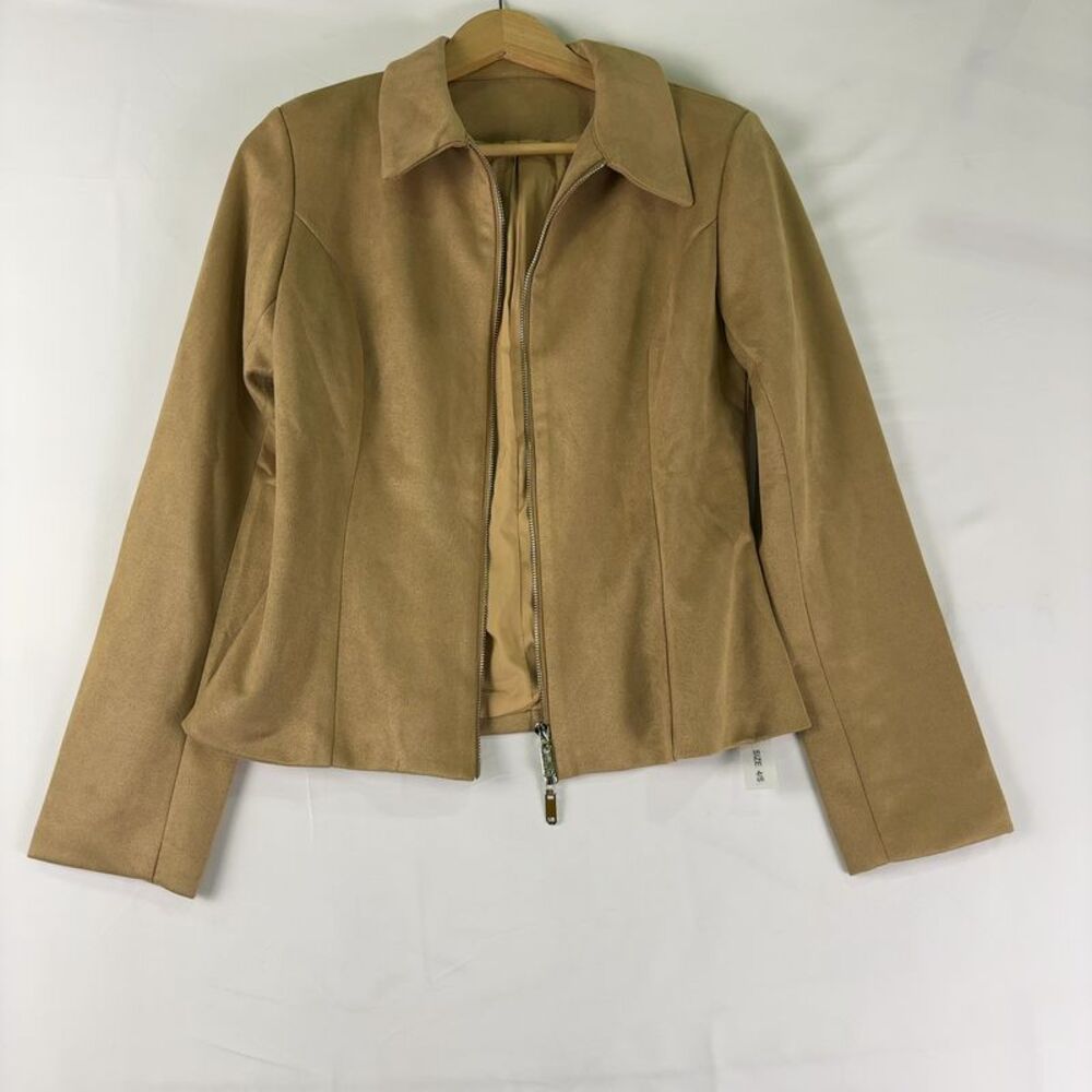 MODA ME COUTURE Zip-Up Collar Jacket